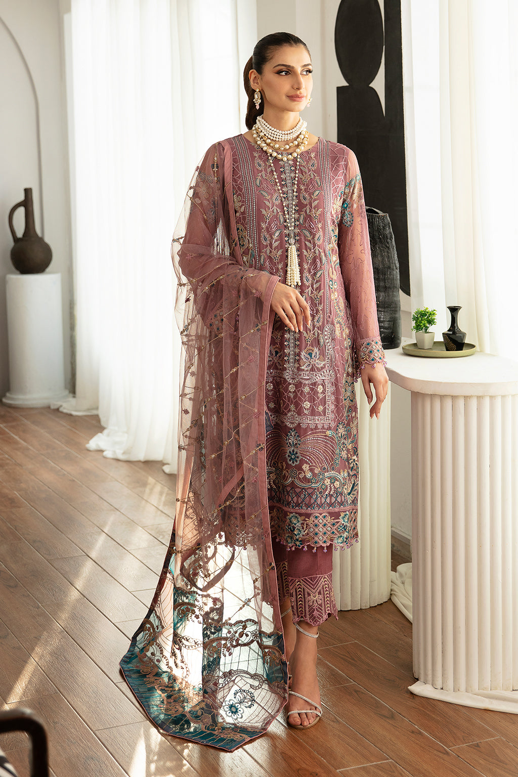 Embroidered Chiffon By Ramsha (Stitched)