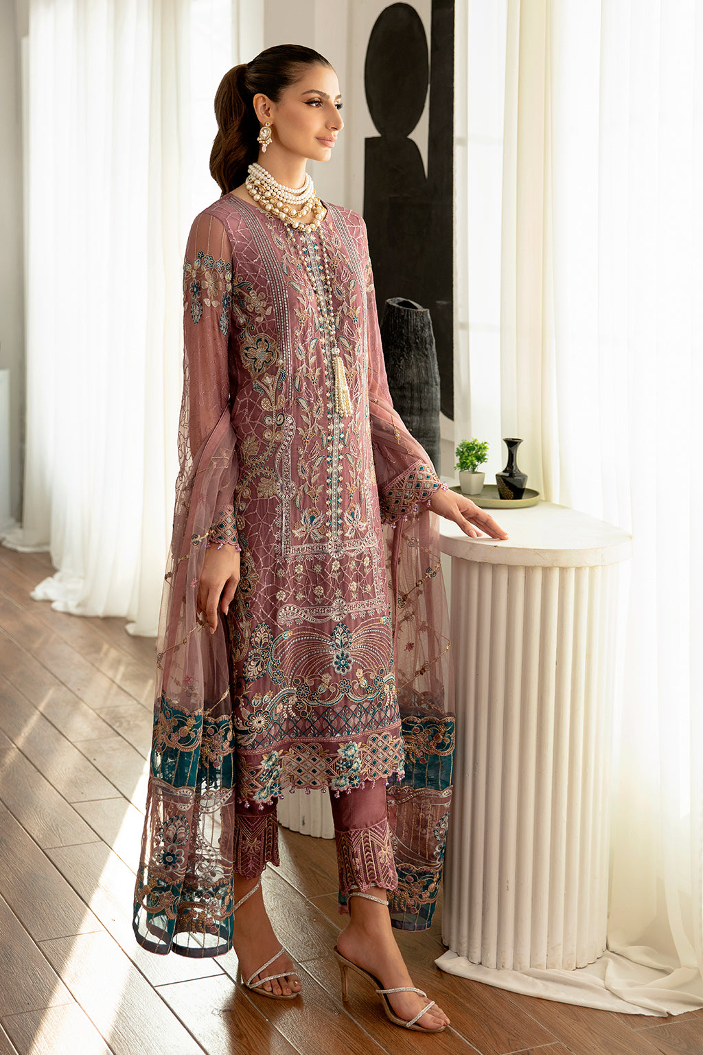 Embroidered Chiffon By Ramsha (Stitched)