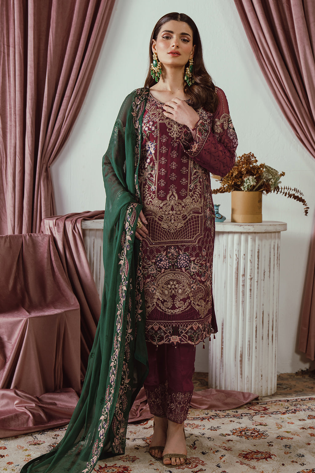 Embroidered Chiffon By Ramsha (Stitched)