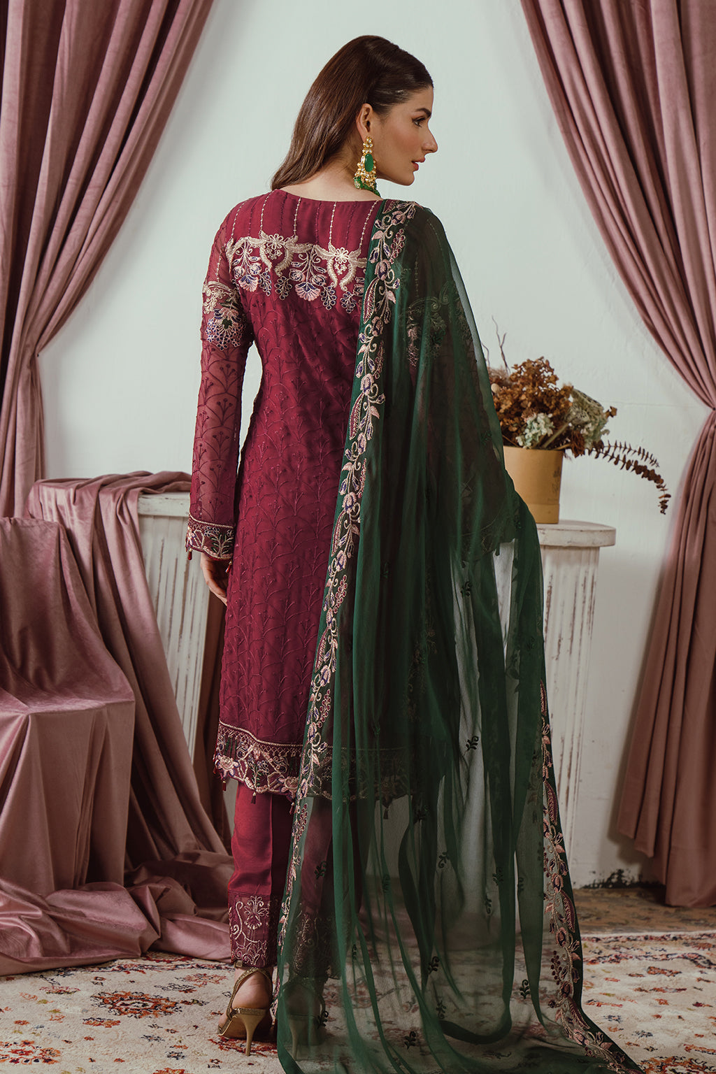 Embroidered Chiffon By Ramsha (Stitched)