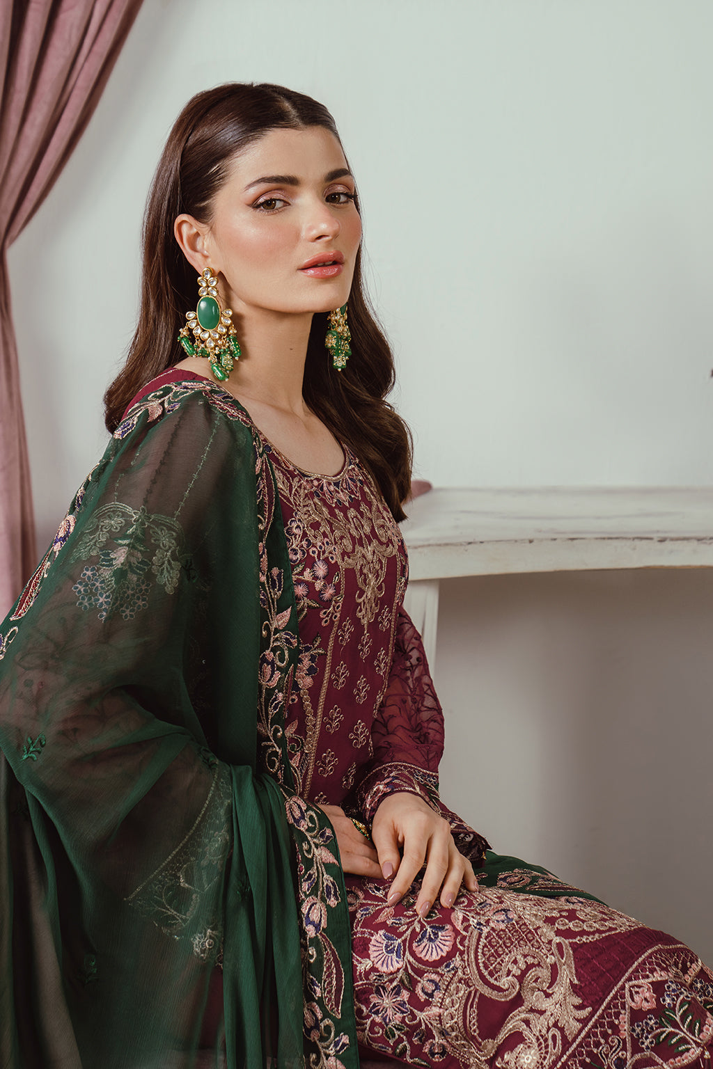 Embroidered Chiffon By Ramsha (Stitched)