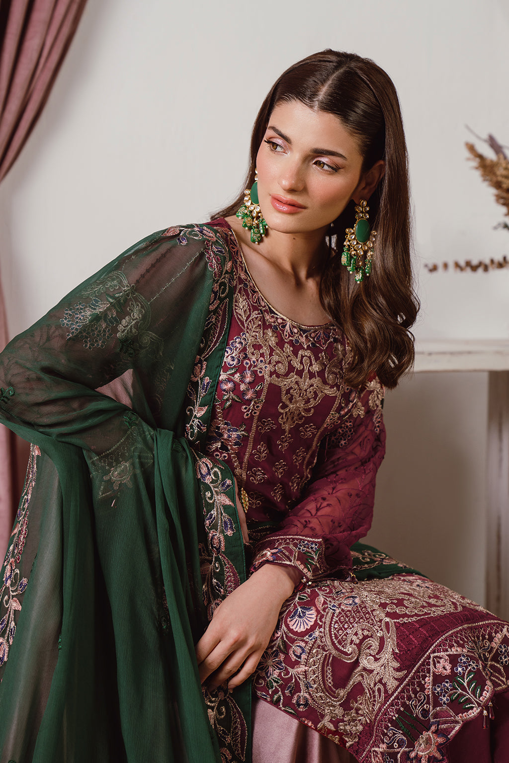 Embroidered Chiffon By Ramsha (Stitched)